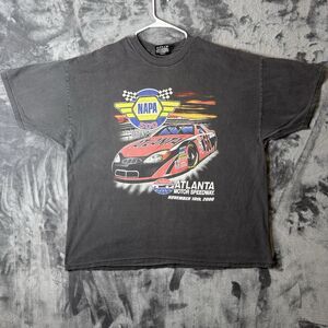 Vintage Y2K NAPA 500 Atlanta Motor Speedway #56 Double Sided Graphic T-Shirt 2X